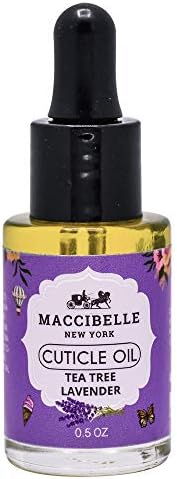 Cuticle Oil 0.5 oz - Heals Dry Cracked Cuticles (Lavender, 0.5 Fl Oz) by Maccibelle