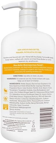 Palmer's Shea Formula Raw Shea Body Lotion for Dry Skin, Hand & Body Moisturizer, Value Size Pump Bottle, 33.8 Ounces (Pack of 2) - Image 3