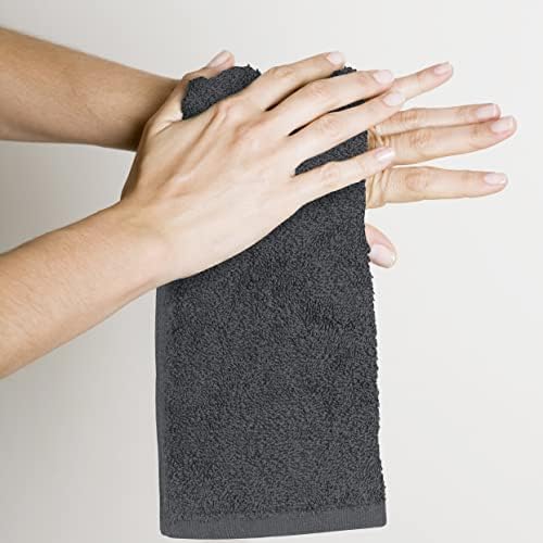 Utopia Towels 60 Pack Washcloths, 12x12 in, 100% Cotton, Grey - Image 3
