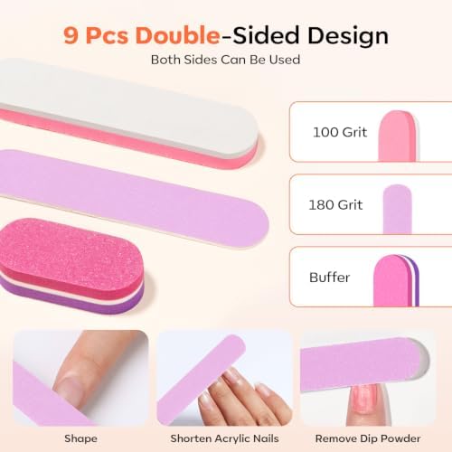 Modelones Cuticle Remover Kit, Cuticle Trimmer Nail Stuff & File Nail Kit - Image 6