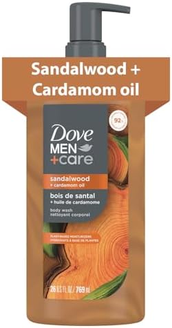 Dove Men Moisturizing Body Wash, Sandalwood + Cardamom Oil, 26oz by DoveMenCare