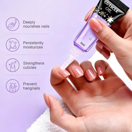 14Pcs Cuticle Oil Pen Set -Nail Nutrition Care with Jojoba &Vitamin E (5ml) - Image 4