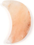 Moon Shape Himalayan Salt Massage Stones Hot Massage Cold Massage Stones Set Warm Rocks Kit for Facial SPA
