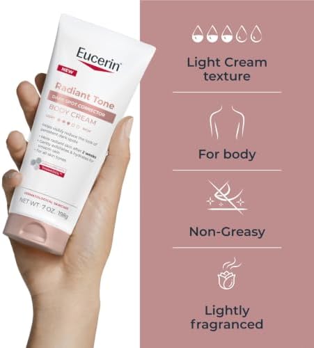 Eucerin Radiant Tone Dark Spot Corrector Body Cream, 7 Fl Oz (Pack of 12) - Image 3