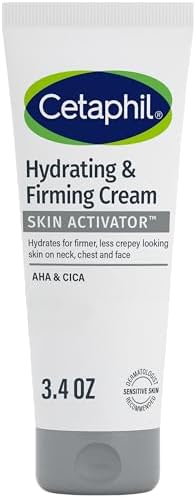 Cetaphil Skin Activator Firming Face & Neck Cream, AHA + CICA, 3.4oz by Cetaphil