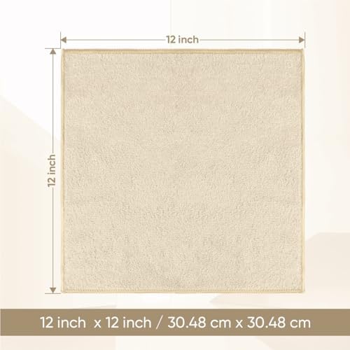 HOMEXCEL Washcloths 24PK, Ultra Soft&Highly Absorbent Face Towels, 12X12 in - Image 2