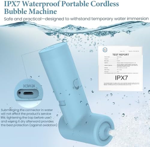 Bath Jets for Tub, Cordless IPX7 Rechargeable Bath Jet or Bubble Modes - Image 5