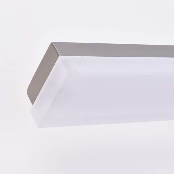 mirrea 36in Modern LED Vanity Light for Bathroom Lighting Dimmable 36w Brushed Nickel (Warm White 3000K)