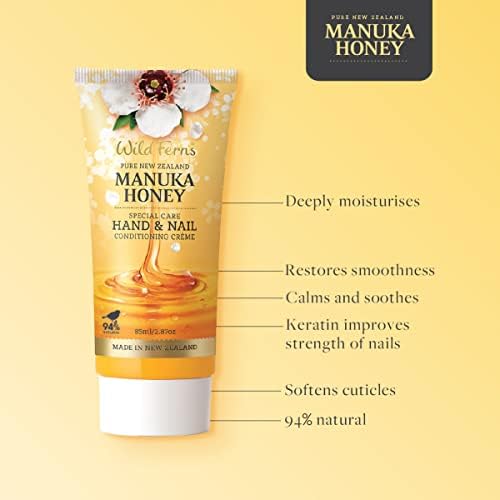 Wild Ferns Manuka Honey Hand & Nail Conditioning Crème, 85ml - Image 5