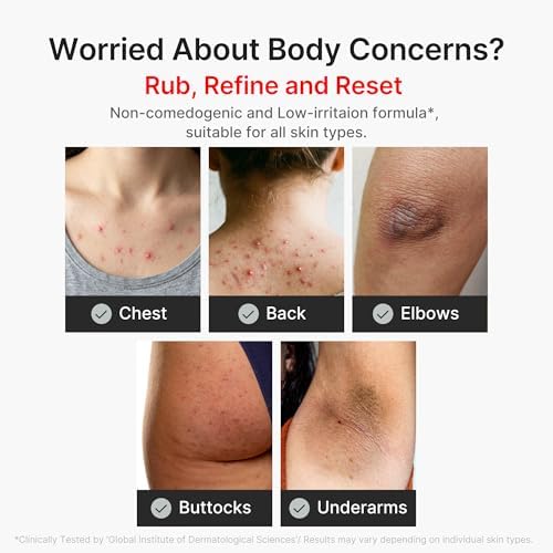 medicube Body Peel Shot with Kojic Acid and Turmeric | Gentle Body Brightening & Exfoliating Serum with BHA, LHA & PHA for Dead Skin Cells, Uneven Looking Skin & Excess Sebum | 9.46 fl.oz (Pack of 2) - Image 4