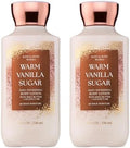Bath & Body Works Warm Vanilla Sugar Body Lotion, 8 fl oz, 2 Pack by BathBodyWorks