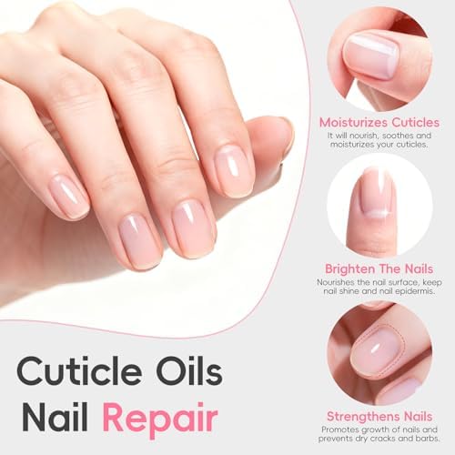 PEACECOLOR 2Pcs Cuticle Oil Pen Lavender & Rose Scent Portable Nail Cuticle Oil Moisturizing Nail Strengthener Professional Nail Care Softener Treatment Kit - Image 4