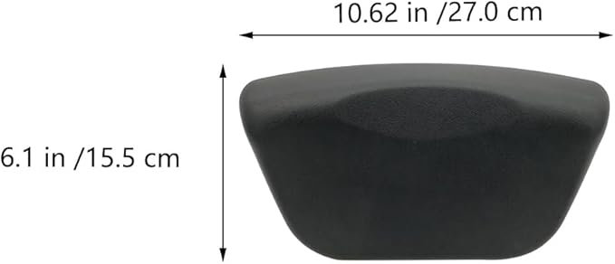 Spa Bath Pillow with Suction Cups Pu Bath Cushion Non-Slip Design for Home Headrest Neck Shoulder and Back