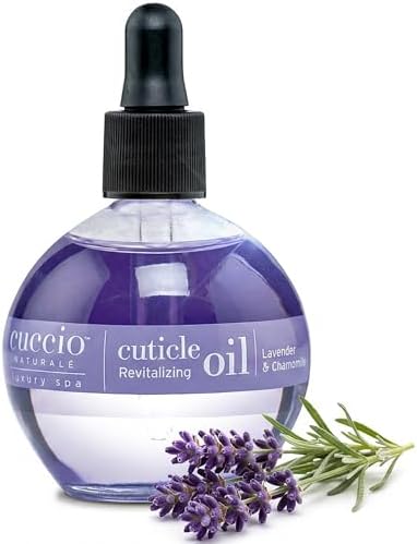 Cuccio Naturale Lavender & Chamomile Revitalizing Cuticle Oil, Lightweight Fast-Absorbing Hydrating Nail & Cuticle Conditioner, Cold-Pressed Oils + Vitamin E, 2.30 Fl Oz by Cuccio