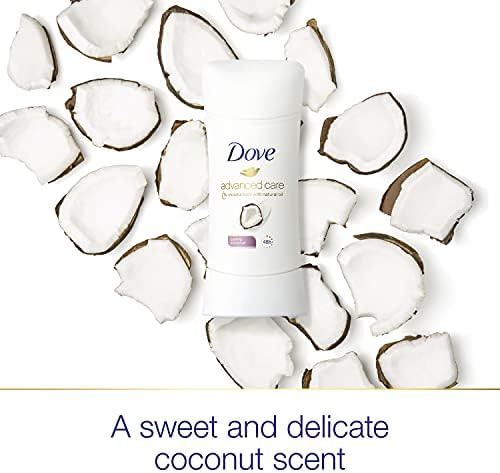Dove Antiperspirant Deodorant with 48 Hour Protection Caring Coconut Deodorant for Women 2.6 oz - Image 5