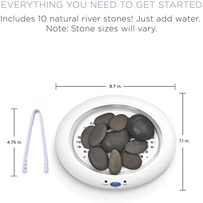 Conair Hot Stone Massage Kit, Portable Heated Rock Therapy System with 10 Massaging Stones to help Relax Muscles, Improve Circulation, and Rejuvenate Your Body - Image 2