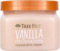 Tree Hut Vanilla Body Scrub, Exfoliating & Hydrating Sugar Scrub with Shea Butter&Essential Oils, Smooth Skin, Body Exfoliator For All Skin Types, Self Care Gifts for Women,Vegan,18 Oz (Pack of 12) by TreeHut