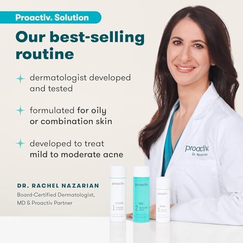 Proactiv 3 Step Acne Treatment w/ Pimple Patches - Benzoyl Peroxide Face Wash, Repairing Acne Spot Treatment for Face and Body, Exfoliating Toner - 90 Day Complete Acne Skin Care Kit + Pimple Patches - Image 3