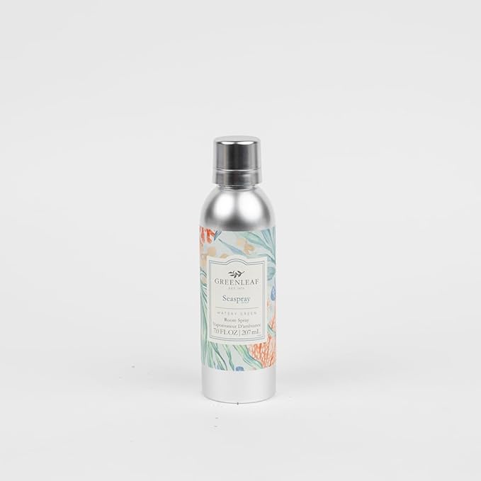 Greenleaf Gifts Seaspray Scented Room Air Freshener Spray | Non-Aerosol 7 oz Spray | Fresh & Clean Air Freshener for Home | Home Fragrance for Bedroom & Bathroom