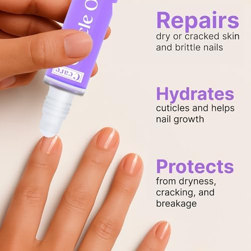C CARE Levender and Chamomile Roll-On Cuticle Oil | Natural Revitalizing Hydrating Nail Oil | Repaires Cuticles Overnight | For Damaged Skin And Thin Nails | Paraben Cruelty Free Formula | 10ml - Image 3