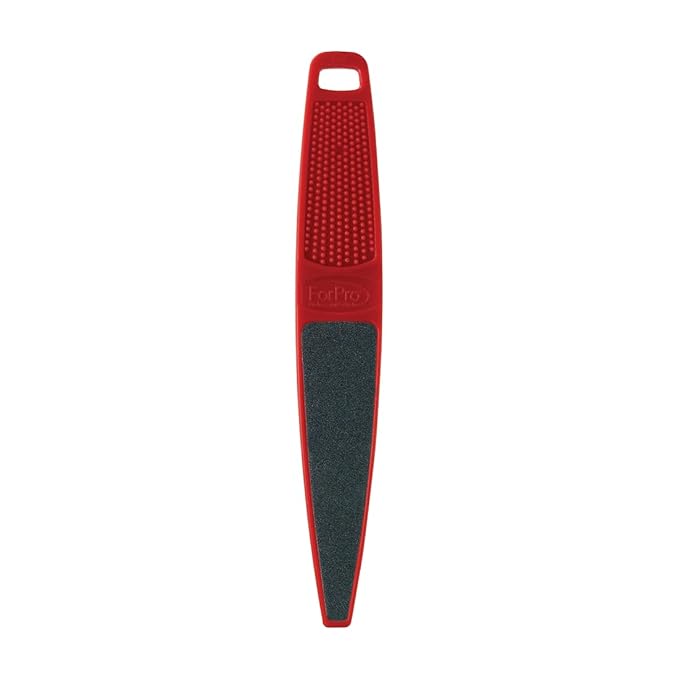 ForPro Professional Collection Red Panda Foot File, 60/100 Grit, Double-Sided Pedicure File for Feet and Heels, 10.5” L