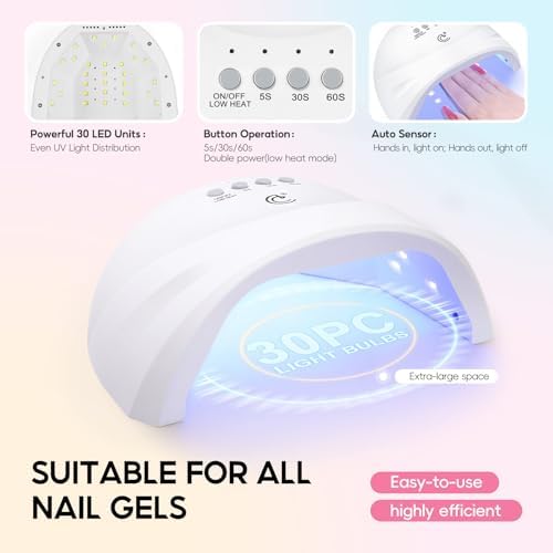 COSCELIA Acrylic Nail Kit for Beginners with Everything Drill and Light - Image 5
