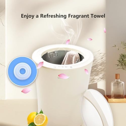 Abvsdu 12 PCS Replacement Fragrance Disc Towel Warmer Bucket Fragrance Screened Pads, Suitable for Towel Warmer Buckets, 6 Flavors