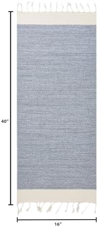BAY LAUREL Turkish Hand Towel – Pack of 2 | Soft & Absorbent Decorative Towels for Bathroom, Hand, Face, Hair, Gym, Yoga, SPA, Kitchen & Tea | Boho Decor (Light Blue, Diamond 16x40 Inches (Set of 2) - Image 5