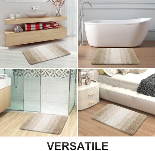 OLANLY Bathroom Runner Rug 47x24, Extra Soft Absorbent Microfiber Bath Rugs - Image 6