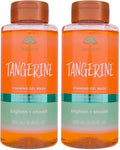 Tree Hut Tangerine Foaming Gel Wash, Hydrating & Moisturizing Body Wash with Shea Butter & Nourishing Essential Oils, Daily Cleanser for Soft Smooth Skin, 18 fl oz (Pack of 2) by TreeHut