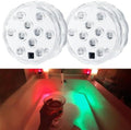 Bathtub Lights, Battery Powered Underwater Glow Light for Bathtime Bath Tub Spa Light Bathroom Shower Light, Bath Accessories for Women Relaxing, Remote Control Color Changing, RGB, 2pcs by Dobertry