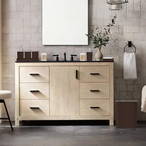 XLHOMO Bathroom Accessories Set - 10PC Gorgeous Brown Bathroom Set - Image 6
