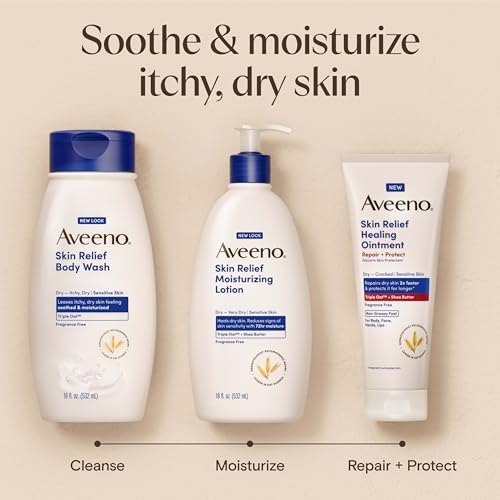 Aveeno Skin Relief Moisturizing Lotion, Fragrance-Free, 8 Fl Oz (Pack of 12) - Image 6