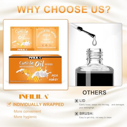 NXJ INFILILA 100PCS Cuticle Oil for Nails,Mini Cuticle Oil Bulk for Travel - Image 3