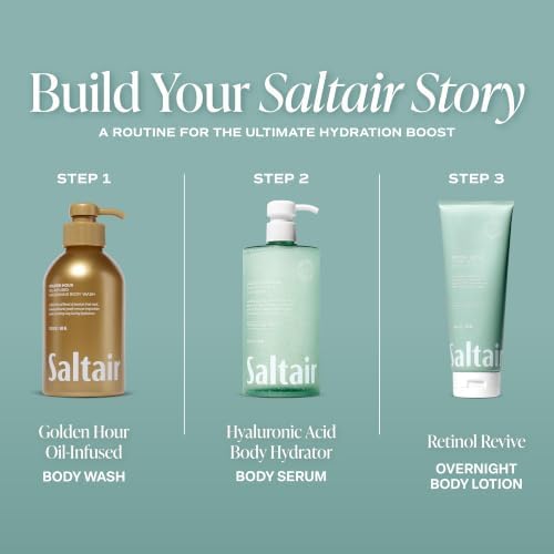 Saltair Retinol Revive Night Lotion | Skin Tightening Cream | 10 oz Pump - Image 6