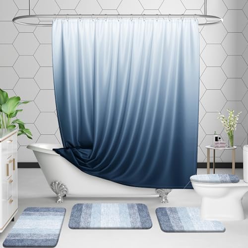 OLANLY Luxury Toilet Rugs U-Shaped 24x20, Soft Absorbent Microfiber Mat - Image 3