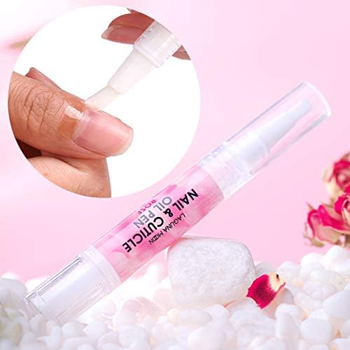 Cuticle Oil Pen for Nail - Lagunamoon Nail Oil for Nail Care & Nail Growth - Nourish, Soothe & Moisturize Damaged Nails - Rose, 5 ml - Image 6