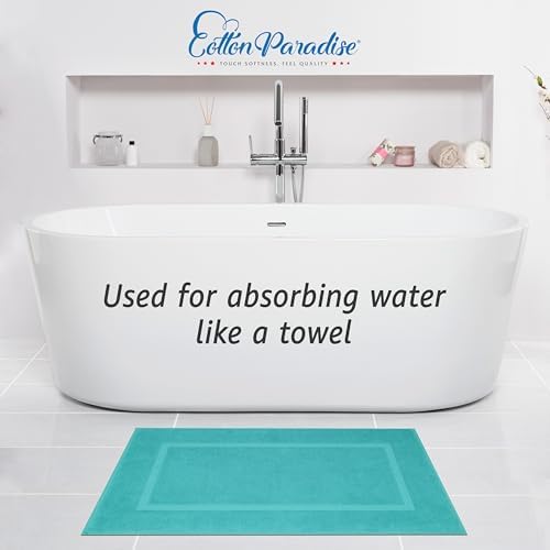 Cotton Paradise 100% Cotton Bathroom Towel Set, 2 Piece 20x34 Floor Towels - Image 2