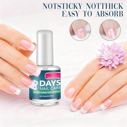 3 Days Nail Care - Keratin Amino Acid Nail Care, for Dry Weak Fragile Nails, Strengthening & Hydrating (16ml, 2pcs) - Image 3