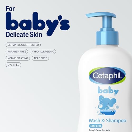 Cetaphil Baby Wash & Shampoo, 13.5oz Pack of 12, Hypoallergenic, Gentle Enough for Everyday Use, Soap Free - Image 6