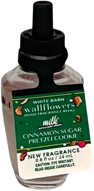 Bath & Body Works MILK BAR Collections 2025 Wallflowers Refills – Birthday Cake, Cereal Milk Soft Reserve, Cinnamon Sugar Pretzel Cookie, Peppermint Bark Truffle – 4pc Gift Set