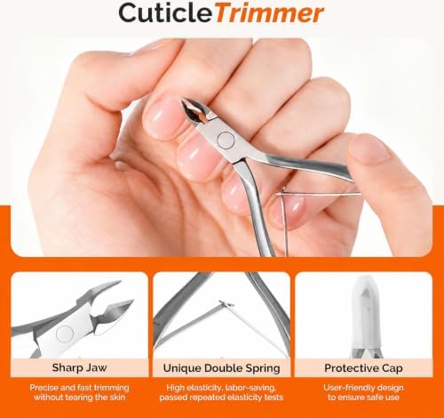 Modelones Cuticle Remover Kit, Cuticle Trimmer Nail Stuff & File Nail Kit - Image 5