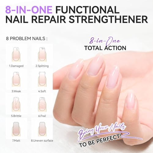 Nail Ridge Filler For Damaged Nails: Nail Strengthener for Thin Nails - Image 4