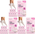 SpaLife Moisturizing Foot Sockies | Foot Mask for Dry Cracked Feet | Tea Tree Oil Softening Booties | Callus Remover Alternative | Self Care Gifts for Women | 24 Pack by SpaLife