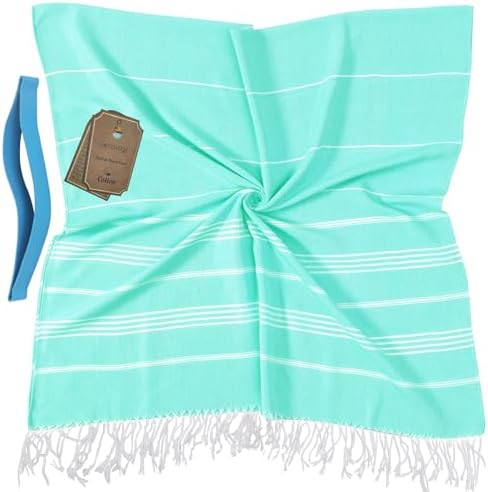 Turkish Beach Pool Towel with Elastic Band Oversized Sand Free Quick Dry Sandproof Cute Compact Lightweighter Thin Extra Large Xl Big Adult Clearance Resistant Travel Essentials Accessories Must Haves - Image 7