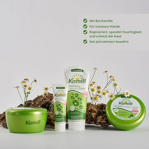 kamill Hand and Nail Cream Classic with Natural Chamomile 3.3 Oz 100 Ml by kamill - Image 2