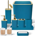XLHOMO Bathroom Accessories Set - 10PC Gorgeous Teal Bathroom Set by BetterbathroomwithXLHOME