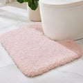 ILANGO Toilet Rugs U Shaped 22" × 24",Soft Absorbent Microfiber Bath Rugs by ILANGO