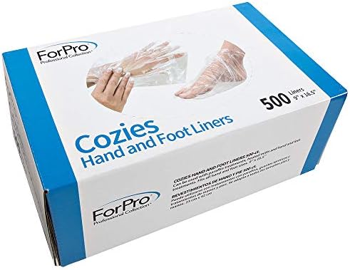 ForPro Cozies Hand and Foot Liners, 500ct, 16.5" L x 9" W - Image 2