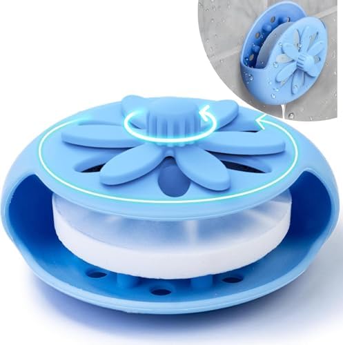 Shower Steamers Tray Blue, Shower Steamer Holder with Big Suction Cup by SHARLOVY